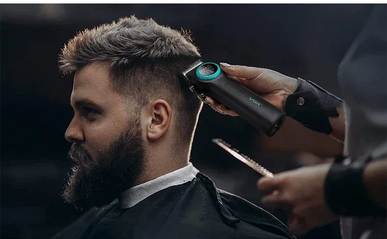 VGR Hair Cutting Machine Professional Hair Trimmer Electric Hair Clipper Cordless Barber Combo Metal Trimmer for Men V-001 V-977 - HAB - Hair And Beauty