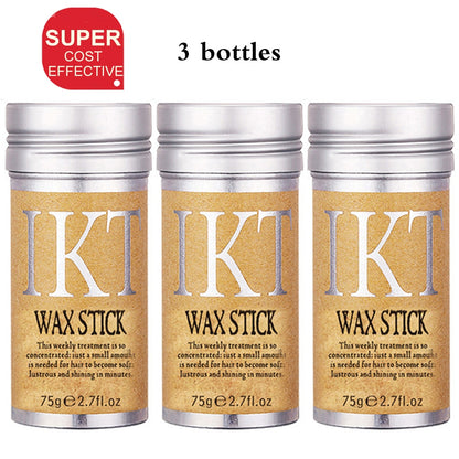 IKT Wax Stick For Wig Broken Hair Artifact Hair Wax Stick Gel Cream Styling Hair Frizz Fixed Fluffy Children/Men/Women 75g - HAB - Hair And Beauty