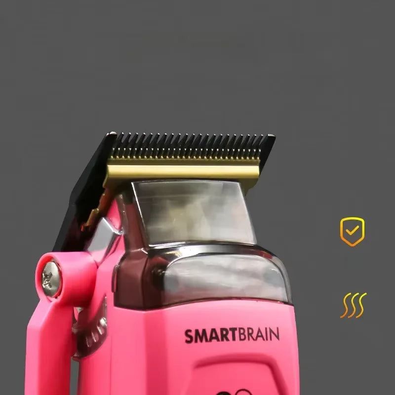 MRD Smart Brain HC-90-4  Men's Hair Clippers Professional All Metal Lift Height Torque Digital Brushless Motor Cordless Clipper - HAB - Hair And Beauty