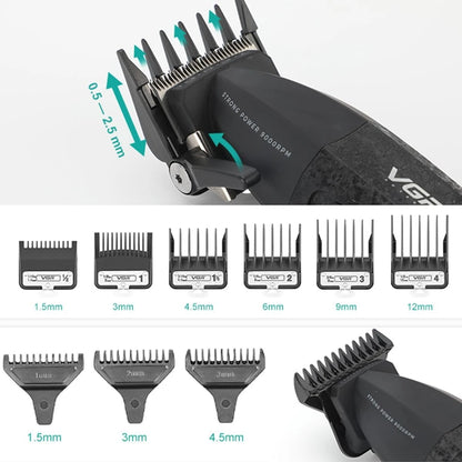 VGR Hair Trimmer Professional HairCut Machine Electric Body Trimmers 9000 RPM Hair Clipper Adjustable Hair Trimmer for Men V-640 - HAB - Hair And Beauty