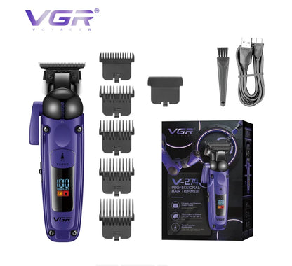 VGR Professional Hair Clipper – Cordless Rechargeable Trimmer for Men - HAB - Hair And Beauty