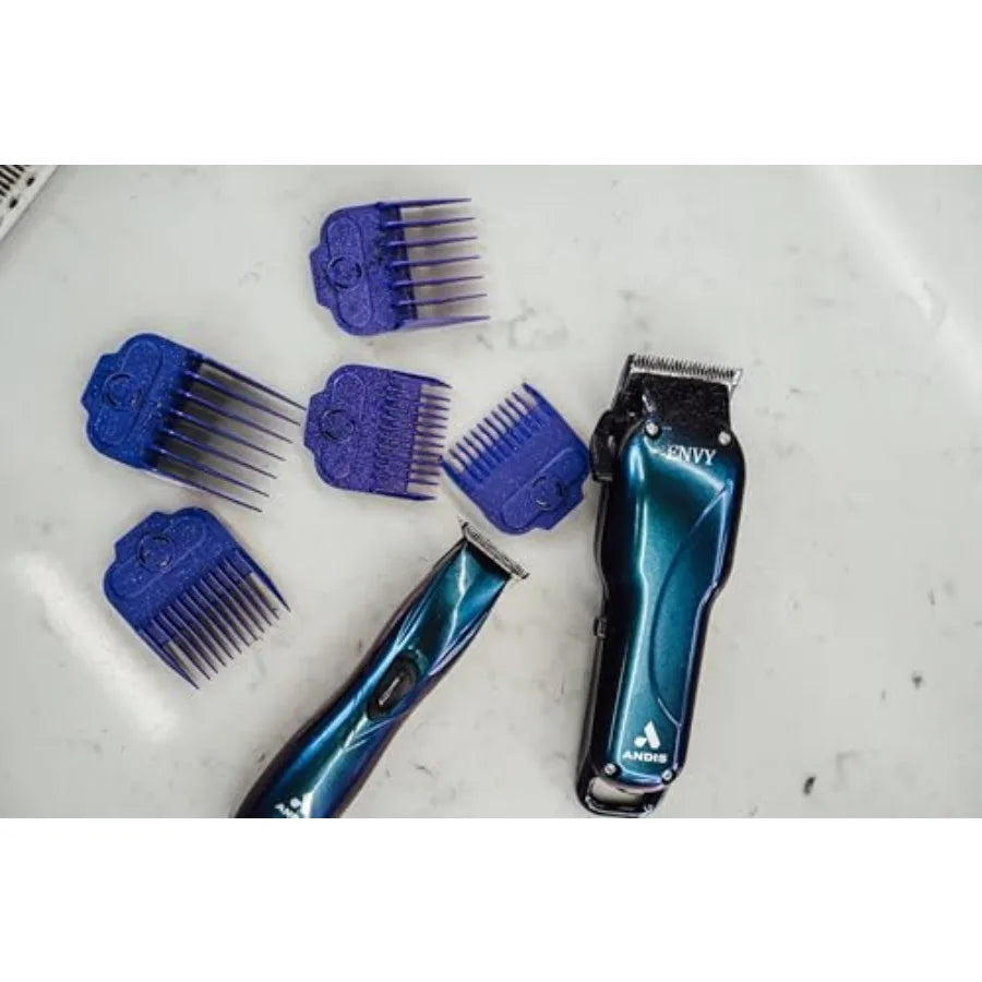 Limited Edition Galaxy Envy Li Cordless Clipper Slimline Pro Cordless Beard Trimmer Combo Hair Cutting Kit for Men Stainless St - HAB - Hair And Beauty