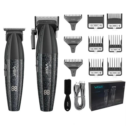 VGR Hair Trimmer Professional HairCut Machine Electric Body Trimmers 9000 RPM Hair Clipper Adjustable Hair Trimmer for Men V-640 - HAB - Hair And Beauty