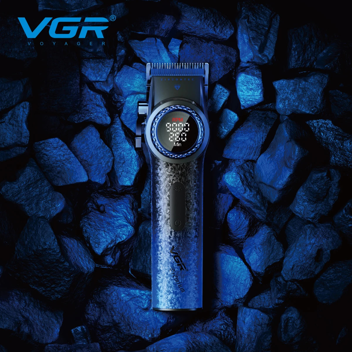 VGR Professional Hair Clipper with 12000 RPM High end Base Hair Trimmer Hair Salon Home Multi gear Adjustable Hair Clipper V-001 - HAB - Hair And Beauty