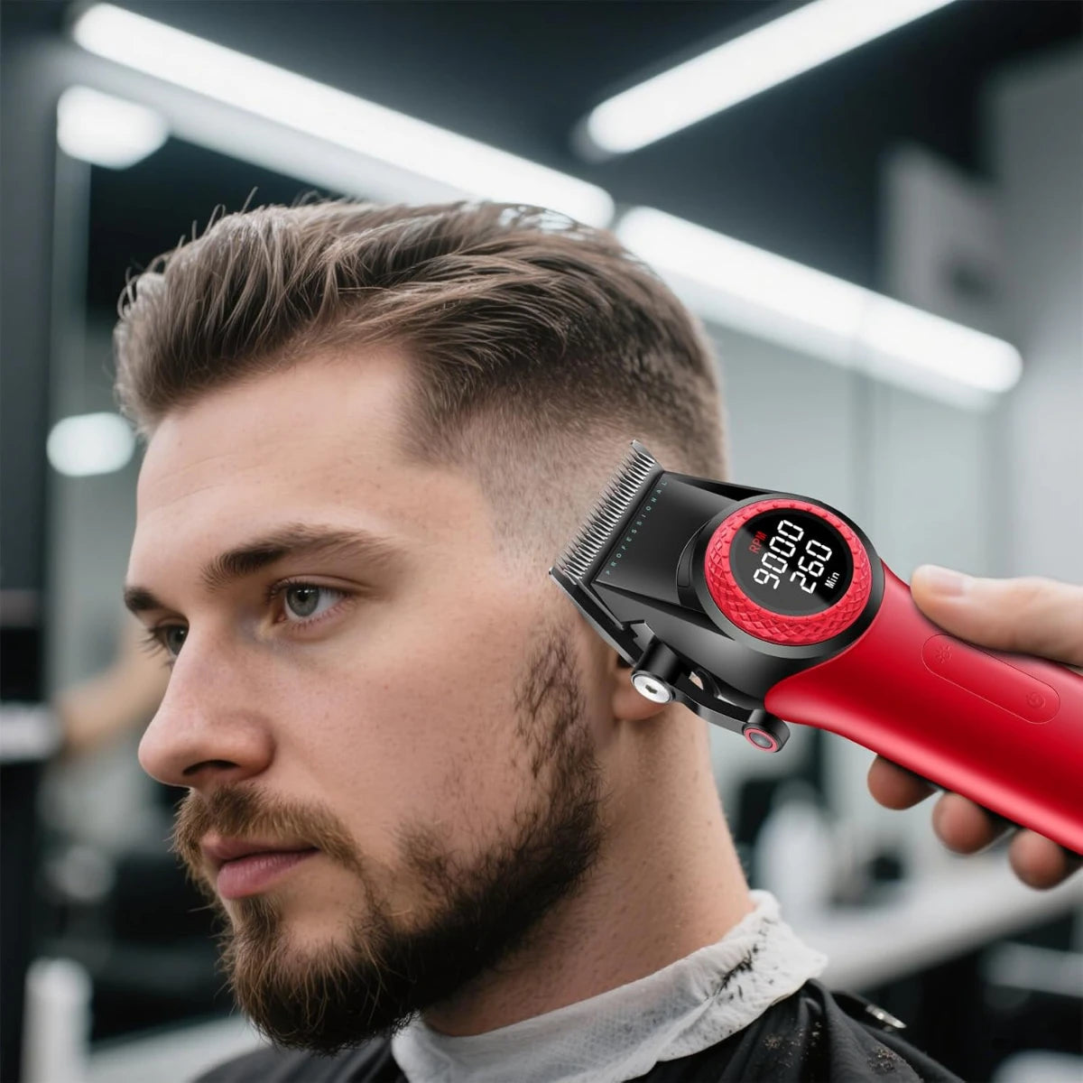 VGR Hair Cutting Machine Professional Hair Trimmer Electric Hair Clipper Cordless Barber Combo Metal Trimmer for Men V-001 V-977 - HAB - Hair And Beauty