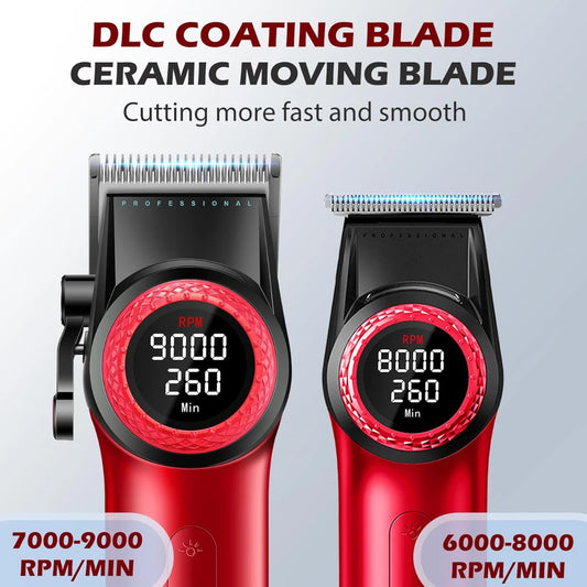 VGR Hair Cutting Machine Professional Hair Trimmer Electric Hair Clipper Cordless Barber Combo Metal Trimmer for Men V-001 V-977 - HAB - Hair And Beauty