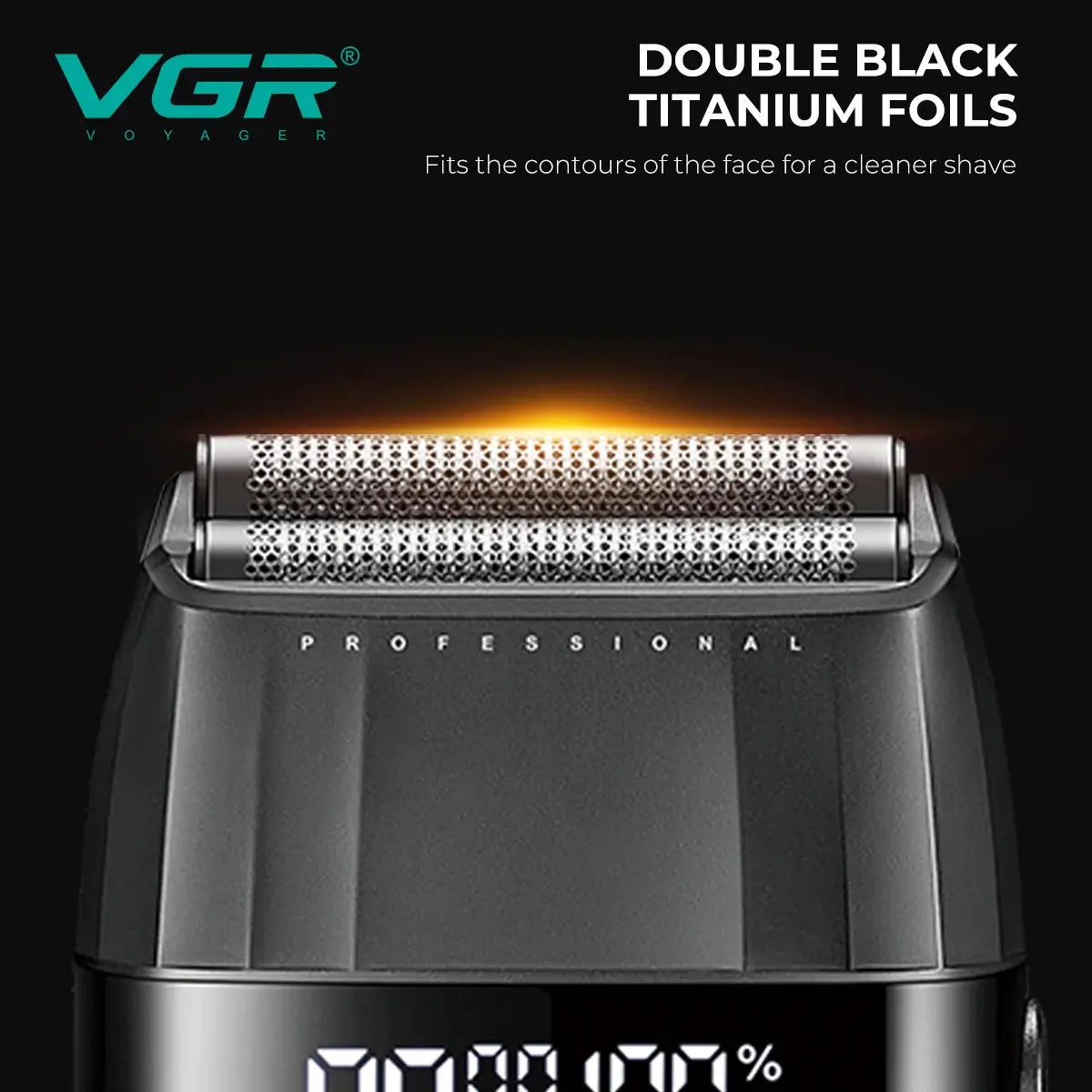 VGR Hair Trimmer Professional Hair Cutting Machine 9000 RPM Barber Shaver Cordless Hair Clipper LED Trimmer for Men V-640 S3 - HAB - Hair And Beauty
