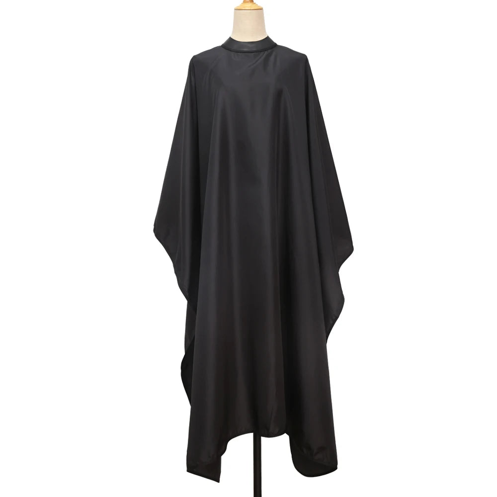 Silicone Neckline Haircut Cloth Hidden Buckle Waterproof Barber Cape Hairdressing Coat Hairdress Gown Barbershop Accessory Tools - HAB - Hair And Beauty