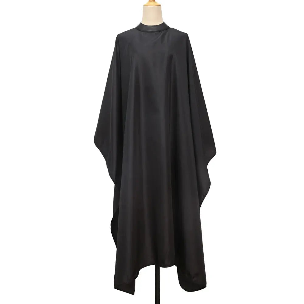 Silicone Neckline Haircut Cloth Hidden Buckle Waterproof Barber Cape Hairdressing Coat Hairdress Gown Barbershop Accessory Tools - HAB - Hair And Beauty