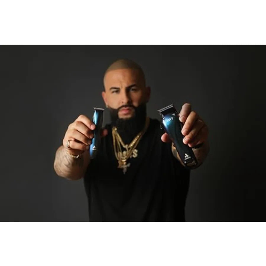 Limited Edition Galaxy Envy Li Cordless Clipper Slimline Pro Cordless Beard Trimmer Combo Hair Cutting Kit for Men Stainless St - HAB - Hair And Beauty