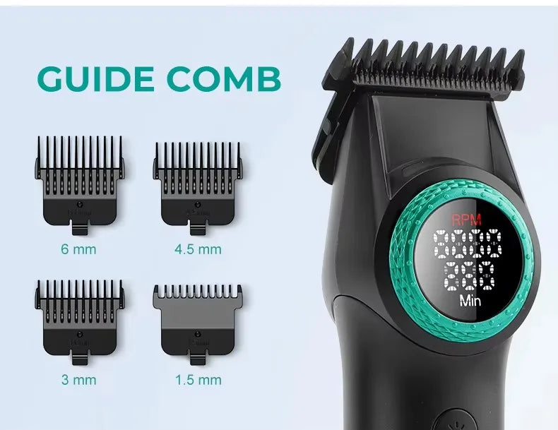 VGR Hair Cutting Machine Professional Hair Trimmer Electric Hair Clipper Cordless Barber Combo Metal Trimmer for Men V-001 V-977 - HAB - Hair And Beauty