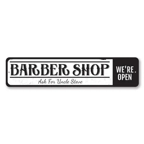 Vintage Barber Shop Sign - HAB 