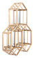 Gold, Steel, Mirror & MDF, Mirror - HAB 