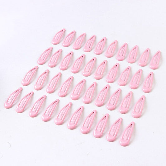 40PCS/Lot Good Quality Girl Cute Colorful Pink - HAB 
