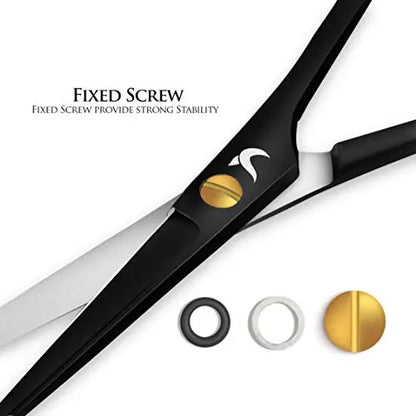 Candure Barber Hair Cutting Scissors/Shears (6 Inch) for Professionals - HAB 