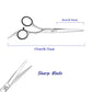 ESSOY Professional Hair Cutting Scissors/Shears (6.5-Inches), 4CR Stainless Steel Haircut Scissor with Fine Adjustment Screw for Home Salon,Barber Hairdressing Scissor for Women Men Kids - HAB 