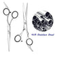 ESSOY Professional Hair Cutting Scissors/Shears (6.5-Inches), 4CR Stainless Steel Haircut Scissor with Fine Adjustment Screw for Home Salon,Barber Hairdressing Scissor for Women Men Kids - HAB 