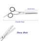 ESSOY Professional Hair Cutting Scissors/Shears (6.5-Inches), 4CR Stainless Steel Haircut Scissor with Fine Adjustment Screw for Home Salon,Barber Hairdressing Scissor for Women Men Kids - HAB 