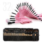Sculptor 32 Piece High Quality Wooden Makeup Brush Set - HAB 