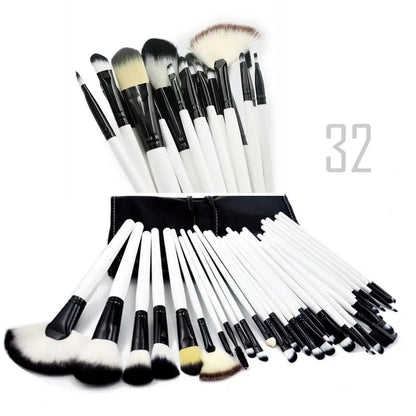 Sculptor 32 Piece High Quality Wooden Makeup Brush Set - HAB 