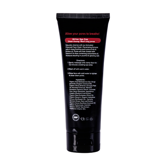 Activated Charcoal Face Wash - HAB 