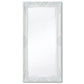 Wall Mirror Baroque Style 39.4"x19.7" White - HAB 