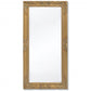 Wall Mirror Baroque Style 39.4"x19.7" White - HAB 