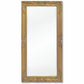 Wall Mirror Baroque Style 39.4"x19.7" White - HAB 