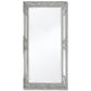 Wall Mirror Baroque Style 39.4"x19.7" White - HAB 