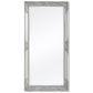 Wall Mirror Baroque Style 47.2"x23.6" White - HAB 