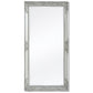 Wall Mirror Baroque Style 47.2"x23.6" White - HAB 