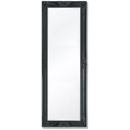Wall Mirror Baroque Style 55.1"x19.7" White - HAB 