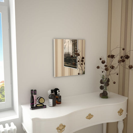 Wall Mirror 15.7"x15.7" Square Glass - HAB 