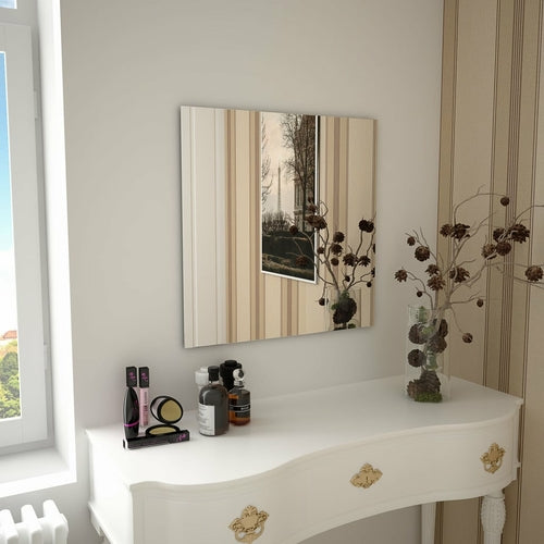 Wall Mirror 15.7"x15.7" Square Glass - HAB 