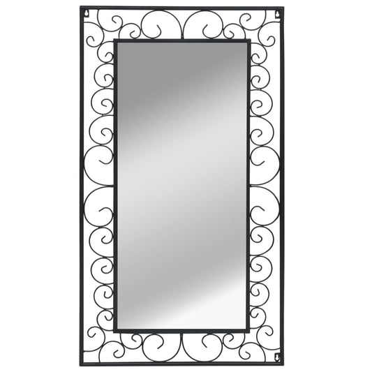 Wall Mirror Rectangular 19.6"x31.4" Black - HAB 