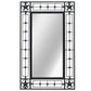 Wall Mirror Sunburst 31.4" Black - HAB 