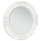 Wall Mirror Baroque Style 19.7" White - HAB 