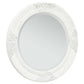 Wall Mirror Baroque Style 19.7" White - HAB 