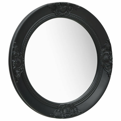 Wall Mirror Baroque Style 19.7" White - HAB 