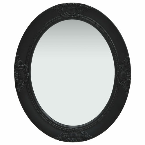 Wall Mirror Baroque Style 19.7" White - HAB 
