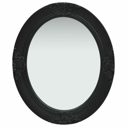 Wall Mirror Baroque Style 19.7" White - HAB 