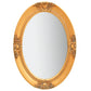 Wall Mirror Baroque Style 19.7" White - HAB 