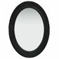 Wall Mirror Baroque Style 19.7" White - HAB 