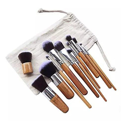 Lucky Beauty Bamboo Brush Set of 11 pcs - HAB 