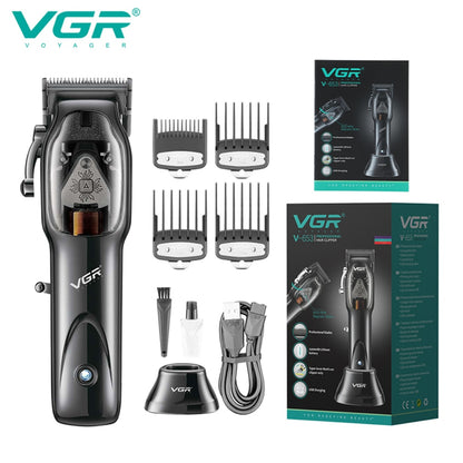 VGR Hair Clipper Professional Hair Cutting Machine Cordless Hair Trimmer Electric Barber Haircut Machine Trimmer for Men V-653 - HAB - Hair And Beauty