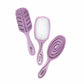 Eco-Friendly 3 Hair Brush Set | 100% Bio Based Material - HAB 