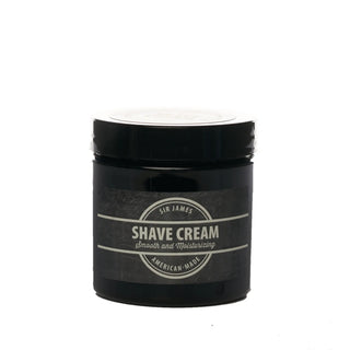 Sir James Organic Vegan Shaving Cream — Aloe, Jojoba Oil & Shea Butter, 4 oz