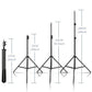 6-inch Ring Light Mountain Clip Light Stand Bluetooth Set - HAB 