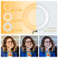6-inch Ring Light Mountain Clip Light Stand Bluetooth Set - HAB 
