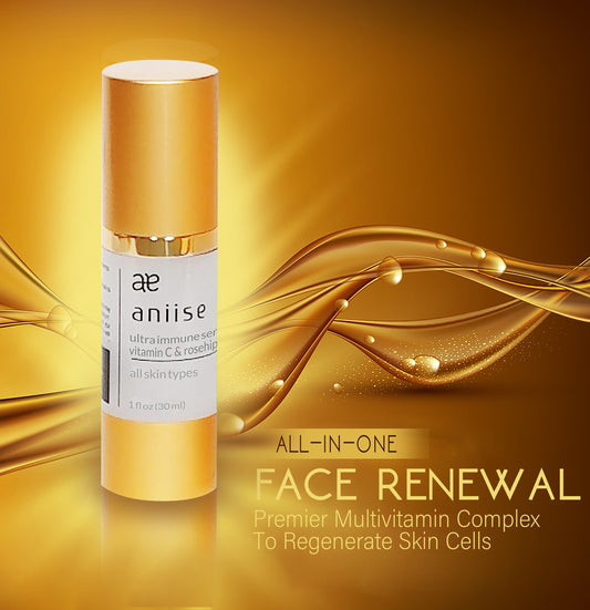 Ultra Immune Face & Neck Serum, Vitamin C with Rosehip Seed Oil - HAB 